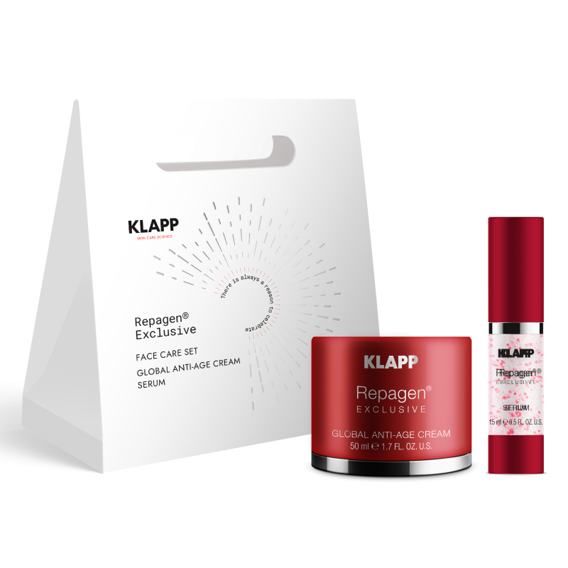 KLAPP veido priežiūros rinkinys Repagen®Exclusive Face Care Set