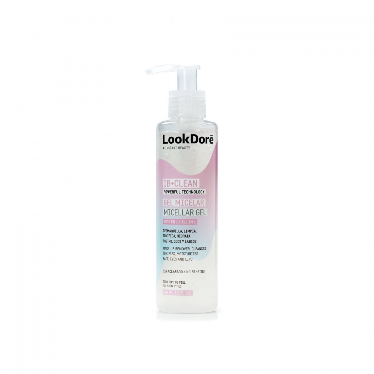 LOOKDORE IB+CLEAN micelinis gelis viskas viename