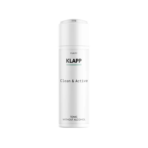 KLAPP veido odą gaivinantis tonikas be alkoholio | Clean & Active Tonic Without Alcohol