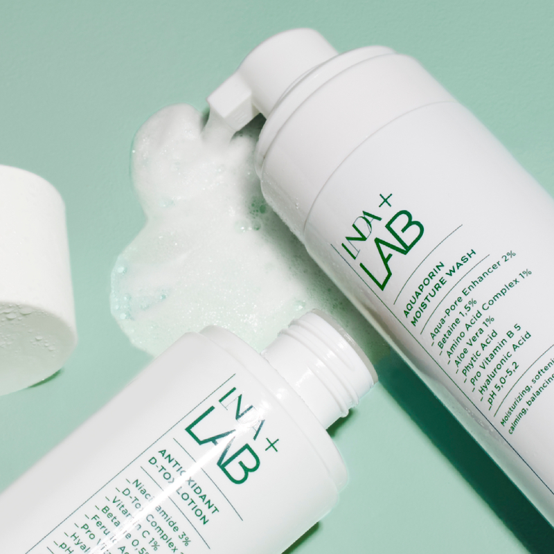 lnda aquaporin face wash veido prausiklis
