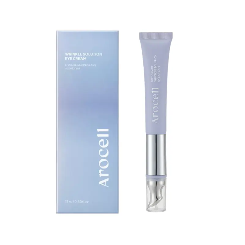 Arocell Wrinkle Solution Eye Cream paakių kremas su masažine galvute