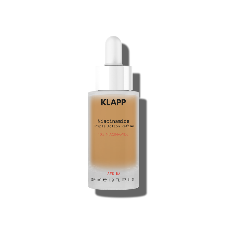 KLAPP Niacinamide 10% Triple Action Refine Serum veido serumas su niacinamidu