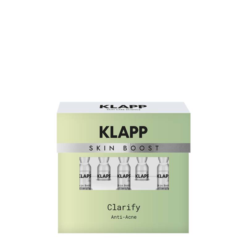 klapp Clarify veido ampules nuo aknes