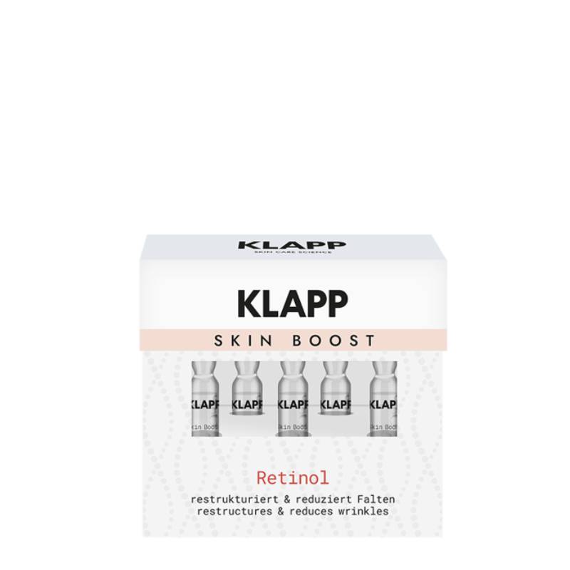 klapp veido ampules su retinoliu
