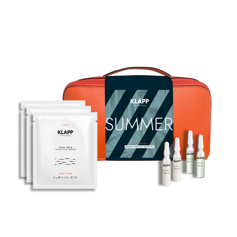 KLAPP Summer Hydration Essentials intensyvaus drėkinimo rinkinys vasarai