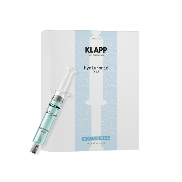Klapp Hyaluronic x12 Hydrating Serum drėkinantis veido serumas su 12 rūšių hialurono rūgštimi