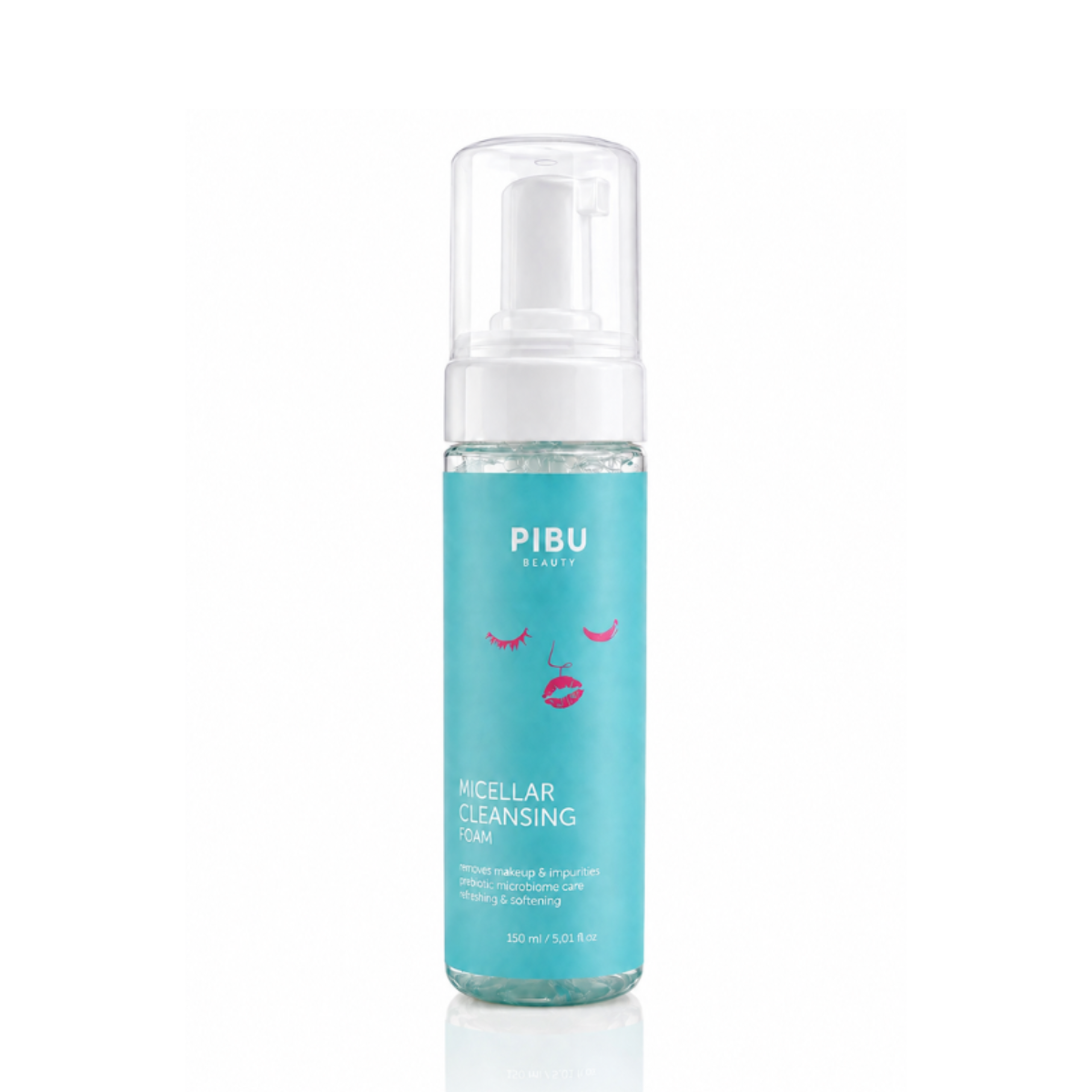 PIBU Beauty Micellar Cleansing Foam valomasis putojantis prausiklis su probiotikais