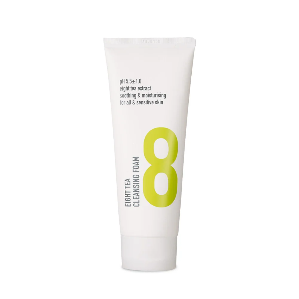 BOM Eight Tea Cleansing Foam valomosios veido putos